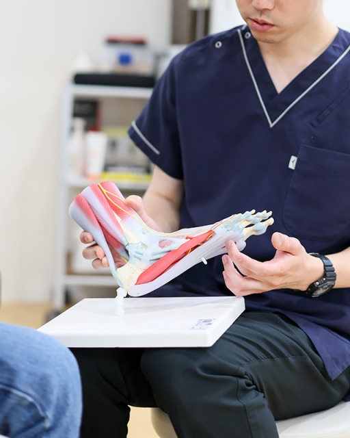 整骨院での施術指導