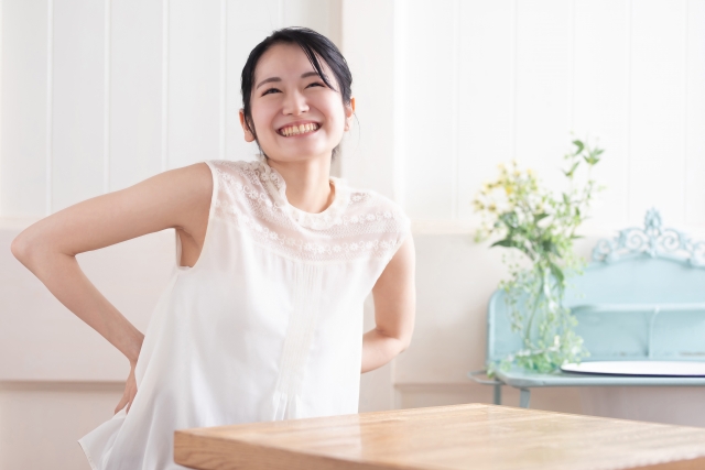 腰痛が治った女性