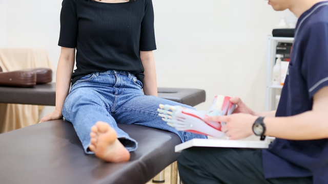 整骨院での施術指導