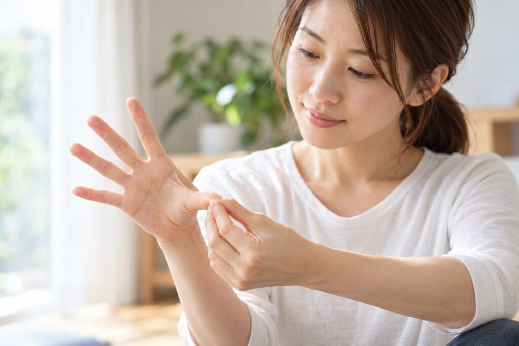 ばね指のストレッチをするときのポイント