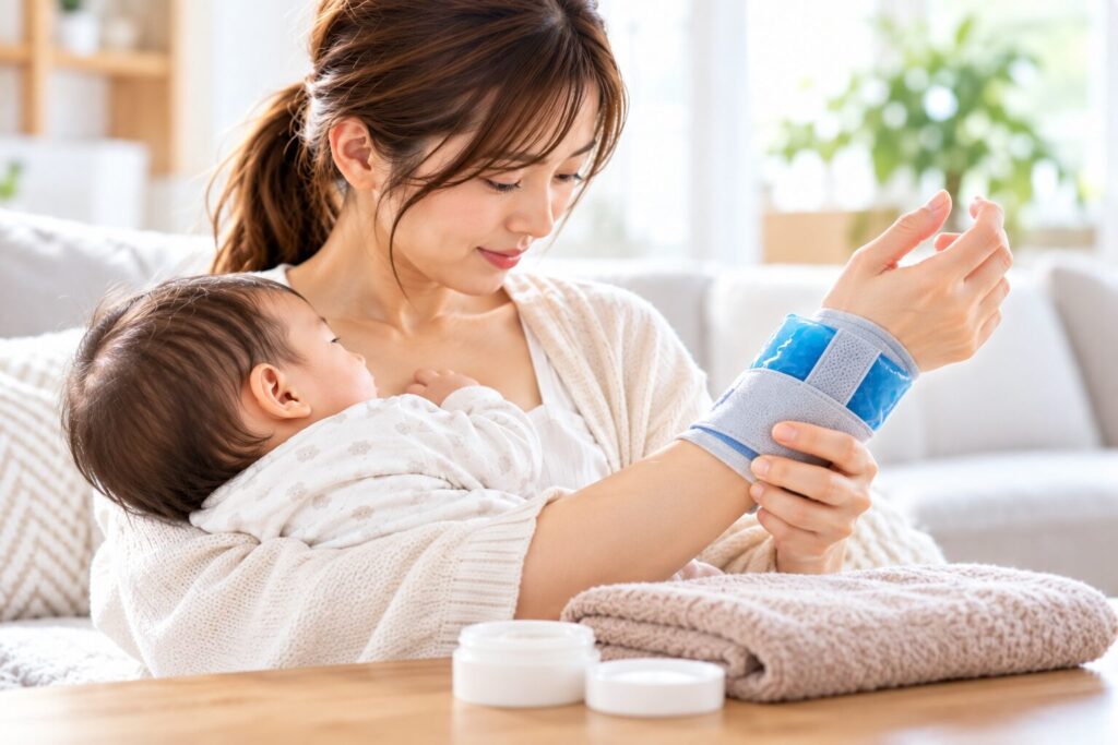 産後の腱鞘炎で自宅でできる対策